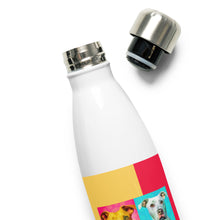 Load image into Gallery viewer, Colorful Pride Stainless Steel Water Bottle | Close Up of Cap | The Wishful Fish
