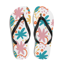Load image into Gallery viewer, Botanical Flip-Flops | Front View | The Wishful Fish Shop
