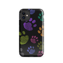 Load image into Gallery viewer, &quot;Paw Prints&quot; Tough Case for iPhone® 11 | The Wishful Fish
