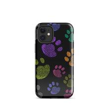 Load image into Gallery viewer, &quot;Paw Prints&quot; Tough Case for iPhone® 12 Mini | The Wishful Fish
