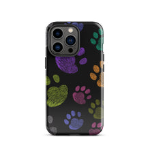 Load image into Gallery viewer, &quot;Paw Prints&quot; Tough Case for iPhone® 13 Pro | The Wishful Fish
