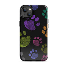 Load image into Gallery viewer, &quot;Paw Prints&quot; Tough Case for iPhone® 14 Plus | The Wishful Fish
