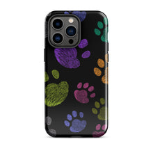 Load image into Gallery viewer, &quot;Paw Prints&quot; Tough Case for iPhone® 14 Pro Max | The Wishful Fish
