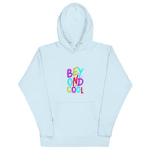 Load image into Gallery viewer, &quot;Beyond Cool&quot; Unisex Hoodie | Sizes S-3XL | Sky Blue | Front View | Shop The Wishful Fish
