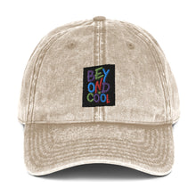 Load image into Gallery viewer, &quot;Beyond Cool&quot; Vintage Cotton Baseball Cap | Khaki | Front View | Shop The Wishful Fish
