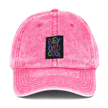Load image into Gallery viewer, &quot;Beyond Cool&quot; Vintage Cotton Baseball Cap | Pink | Front View | Shop The Wishful Fish
