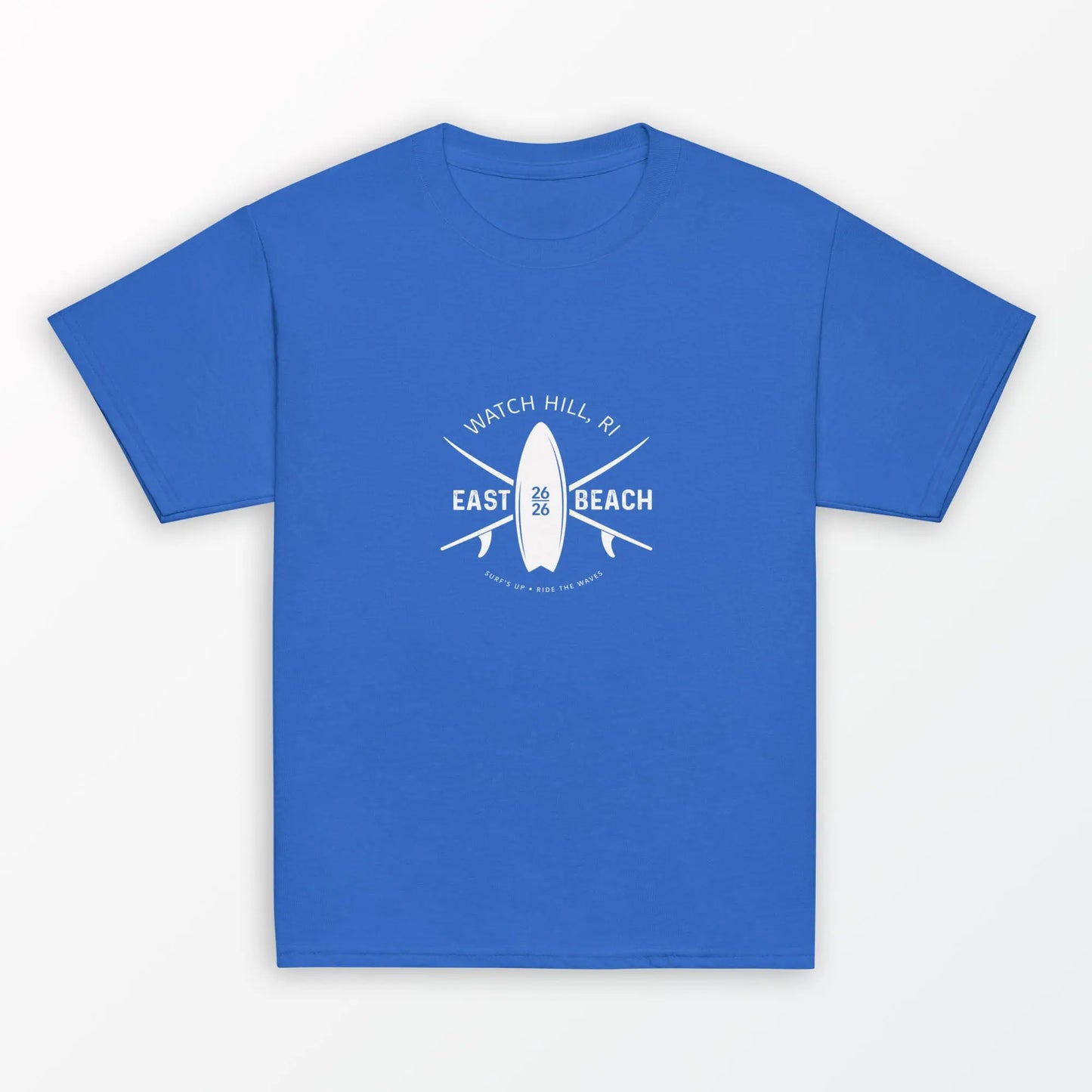 EAST BEACH Watch Hill RI Kids T Shirt — East Beach Energy, Every Day! The Wishful Fish