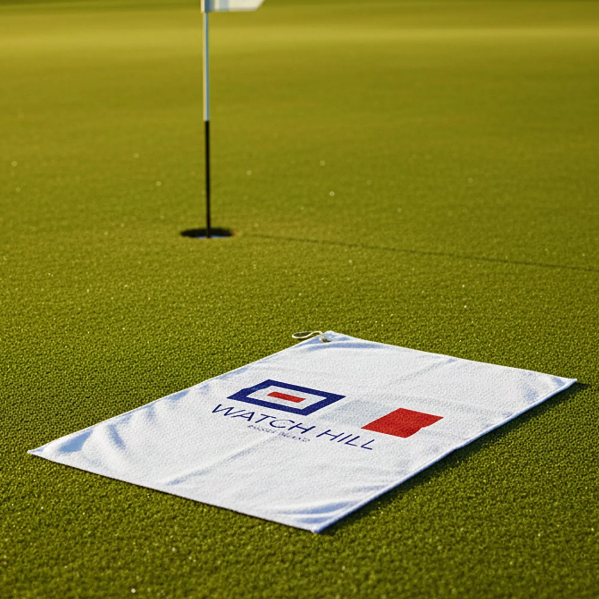 Nautical Golf Towel Watch Hill, RI — Coastal Performance On and Off the Course! The Wishful Fish
