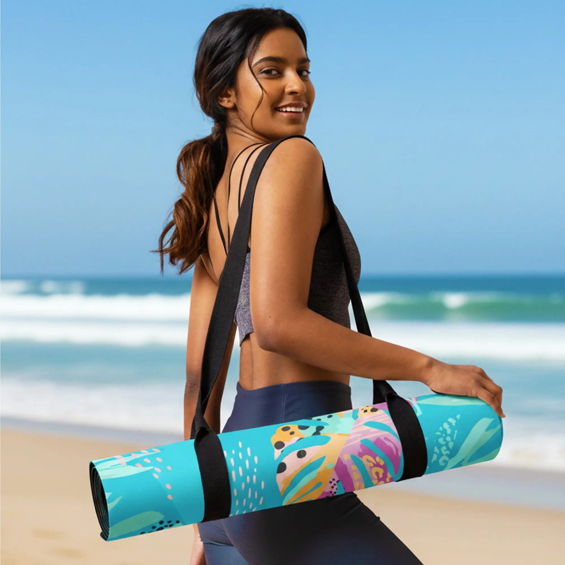 Coastal Chic Yoga Mat Watch Hill RI — Relaxed Seaside Style for Every Session! The Wishful Fish