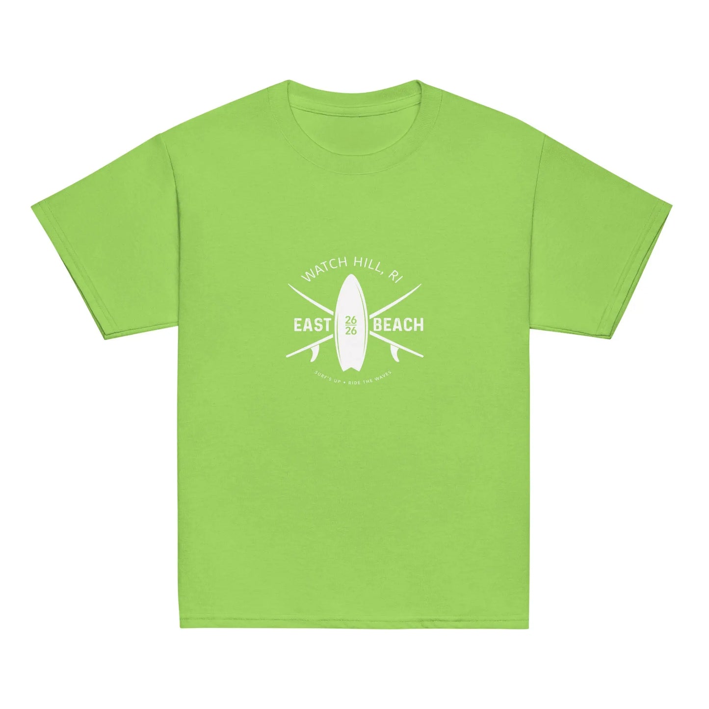 EAST BEACH Watch Hill RI Kids T Shirt — East Beach Energy, Every Day! The Wishful Fish