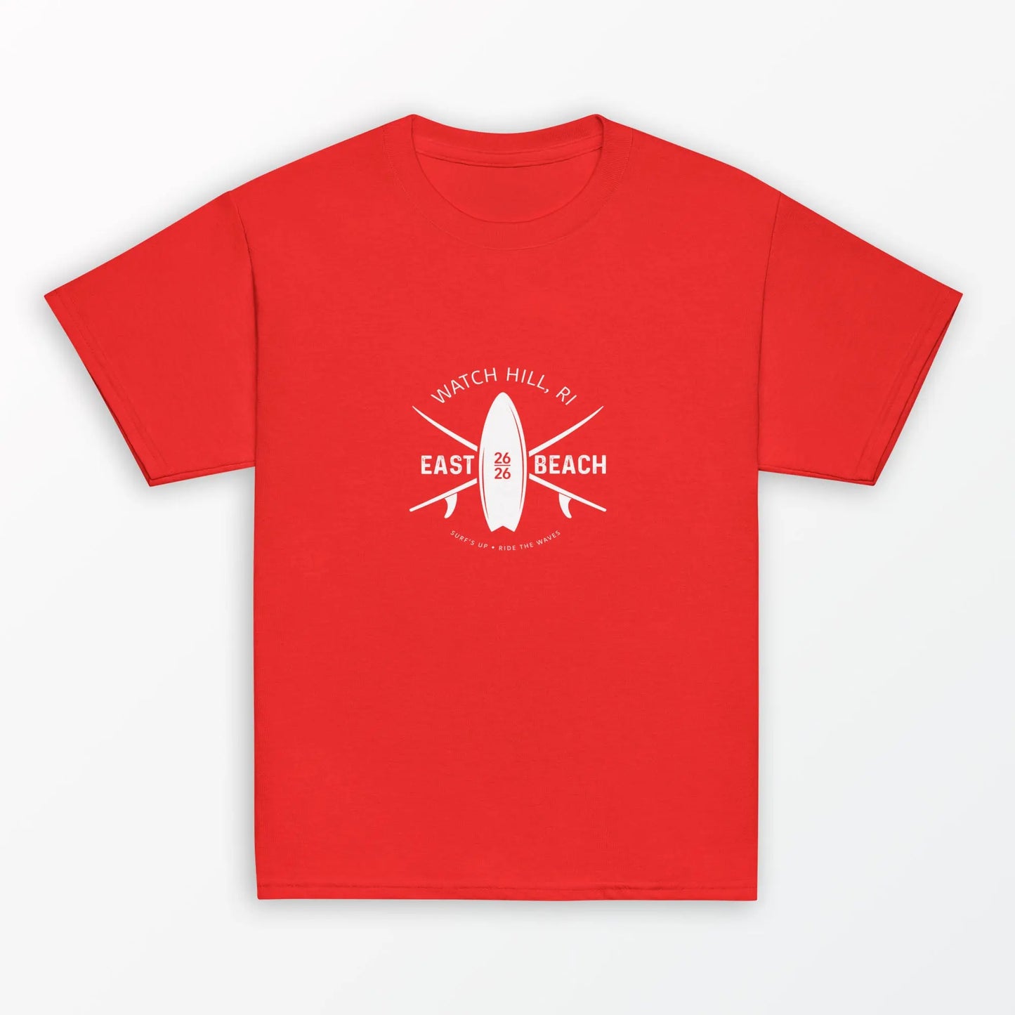 EAST BEACH Watch Hill RI Kids T Shirt — East Beach Energy, Every Day! The Wishful Fish