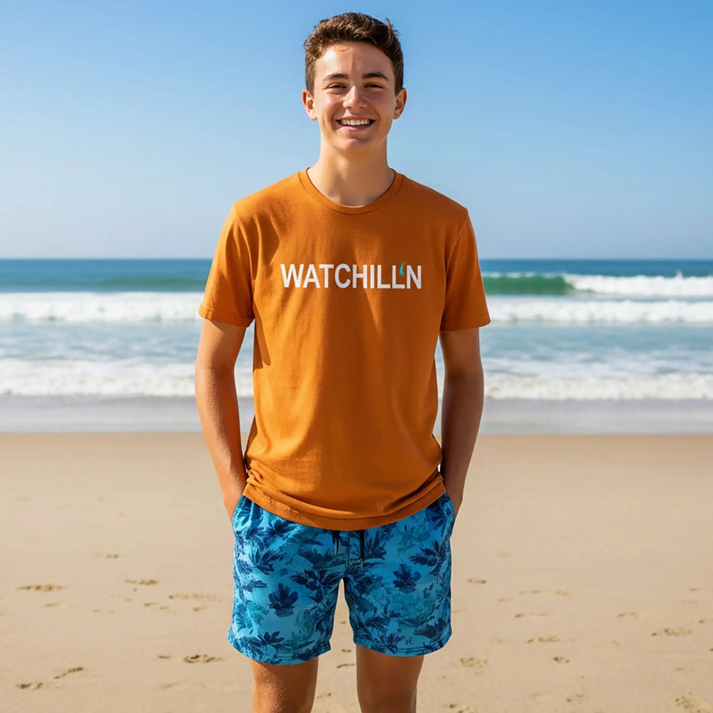 Kick back in comfort with the WATCHILL’N T Shirt. SHOP Now at The Wishful Fish