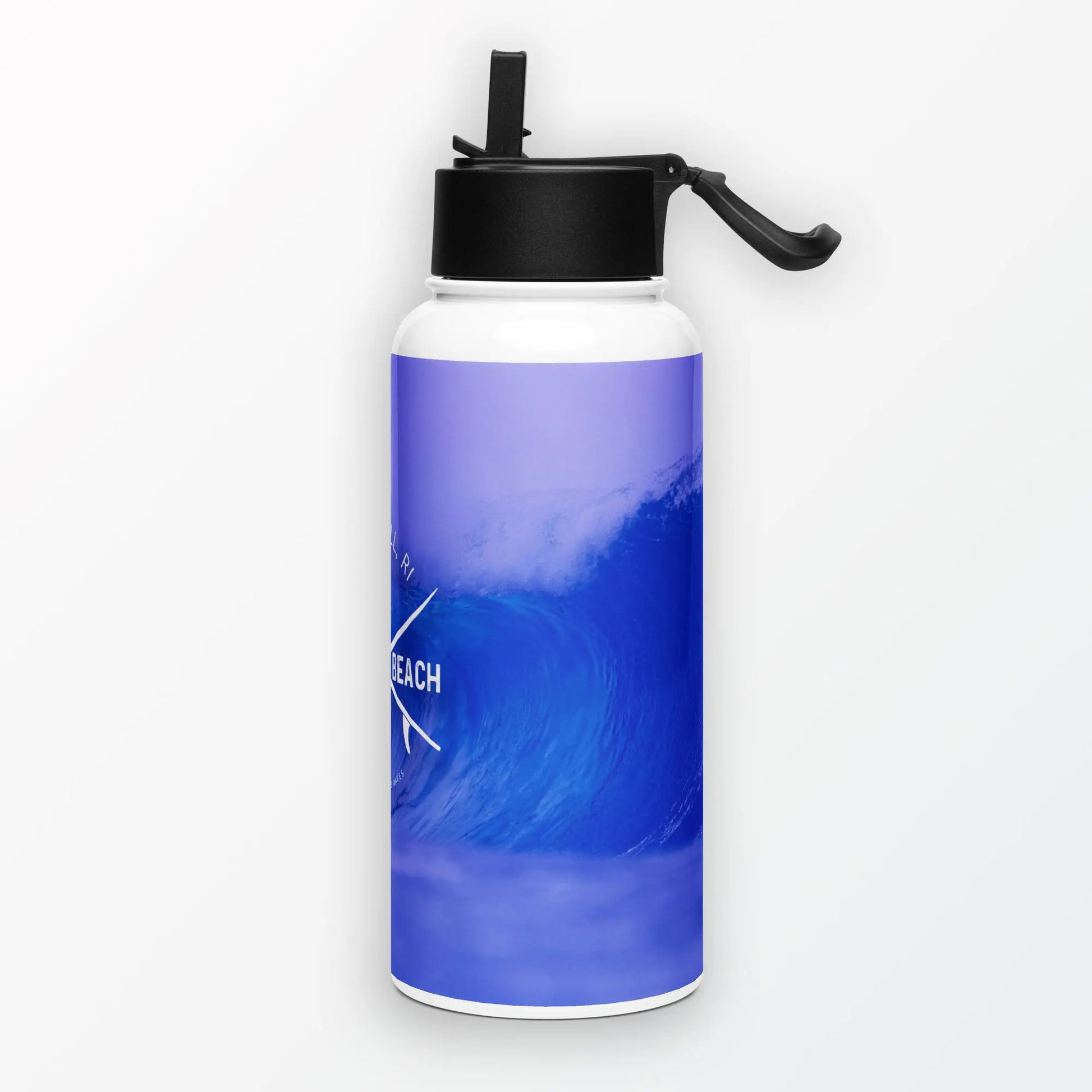 EAST BEACH Watch Hill, RI Water Bottle — Coastal Cool! The Wishful Fish