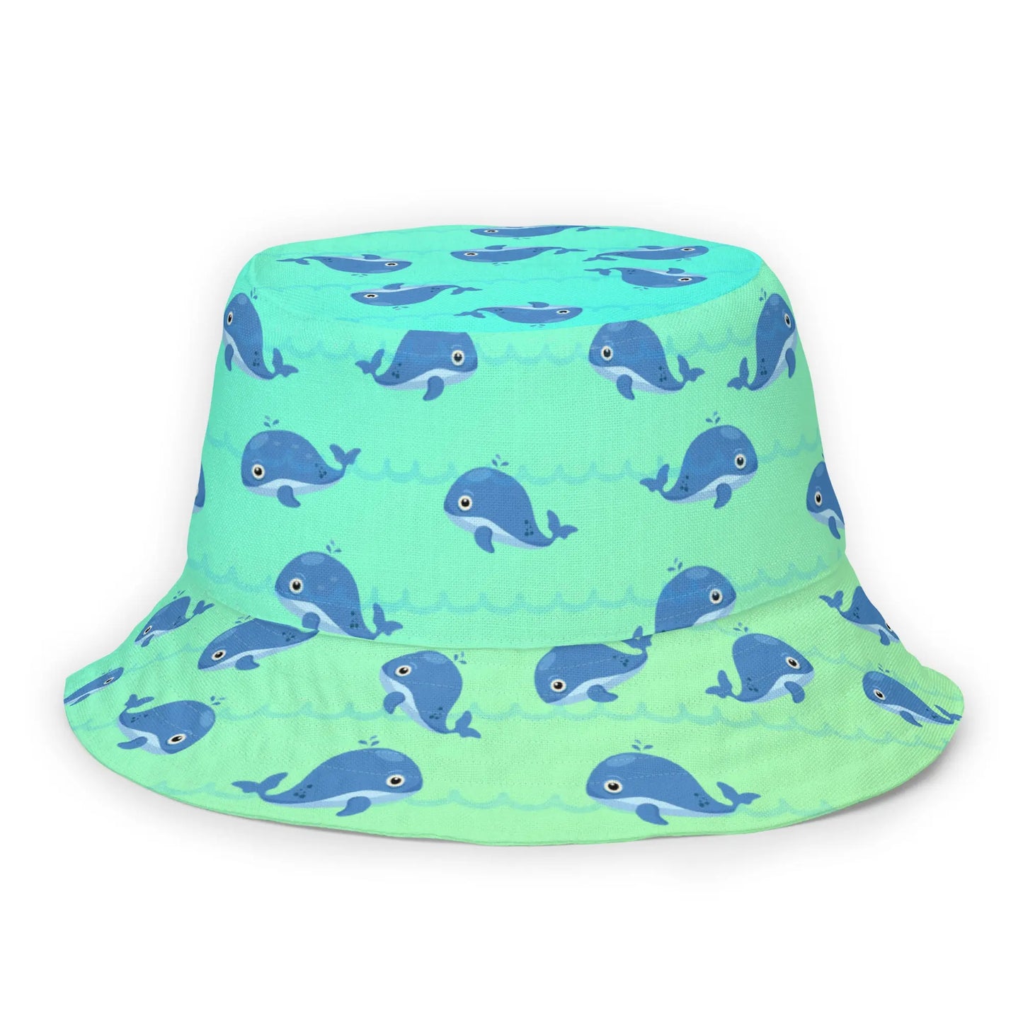 Watch Hill Whales Reversible Bucket Hat — Coastal Fun for Little Adventurers! SHOP Now at The Wishful Fish