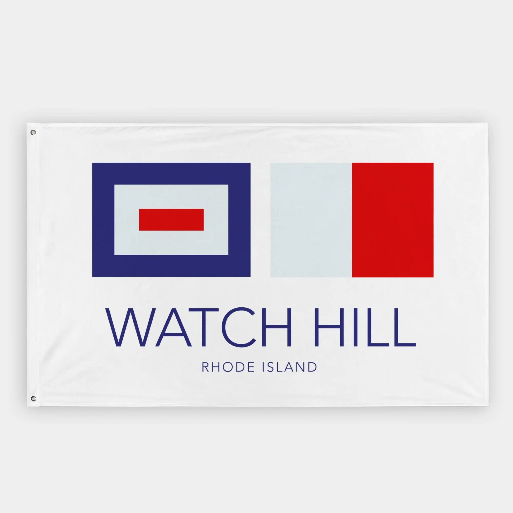 Watch Hill, RI NAUTICAL Flag — A Classic Symbol of Life by the Sea! The Wishful Fish