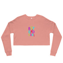 Load image into Gallery viewer, &quot;Beyond Cool&quot; Crop Sweatshirt | Sizes S-L | Mauve | Front View | Shop The Wishful Fish
