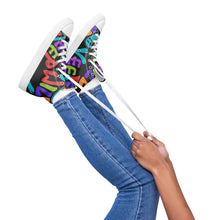 Load image into Gallery viewer, &quot;Keep It Wild&quot; Girls &amp; Women&#39;s High Top Canvas Shoes  Sizes 6-12 | The Wishful Fish
