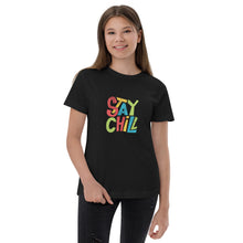 Load image into Gallery viewer, &quot;Stay Chill&quot; T Shirt | Sizes S-XL | Lifestyle |  Black | Shop The Wishful Fish
