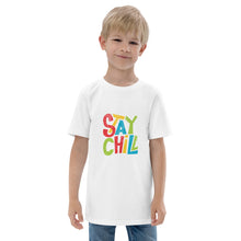 Load image into Gallery viewer, &quot;Stay Chill&quot; T Shirt | Sizes S-XL | Lifestyle | White | Shop The Wishful Fish
