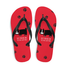 Load image into Gallery viewer, BEST FRIENDS Flip Flops - Premium Flip Flops from The Wishful Fish - Just $21! Shop now at The Wishful Fish
