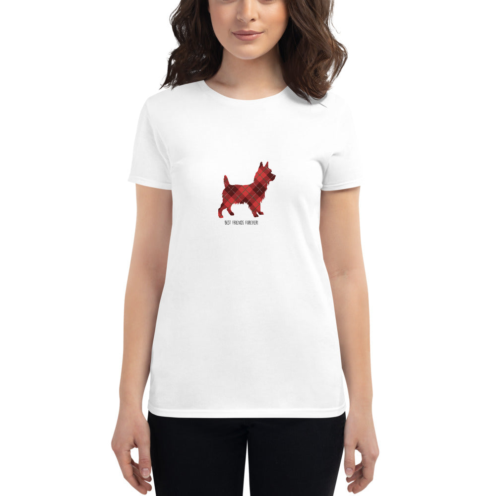 BEST FRIENDS Scotty Woman's T Shirt - Premium T Shirt from The Wishful Fish - Just $28! Shop now at The Wishful Fish