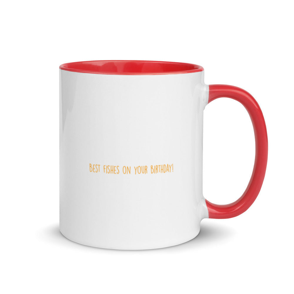 Best FISHES On Your Birthday Mug - Premium Mug from The Wishful Fish - Just $20! Shop now at The Wishful Fish