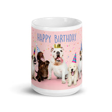 Load image into Gallery viewer, Happy Birthday Dog Mug - Premium Mug from The Wishful Fish - Just $20! Shop now at The Wishful Fish
