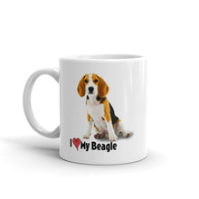 Load image into Gallery viewer, I Love My Beagle Mug - Premium Mug from The Wishful Fish - Just $20! Shop now at The Wishful Fish
