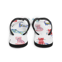 Load image into Gallery viewer, KITTY KAT Flip Flops - Premium Flip Flops from The Wishful Fish - Just $21! Shop now at The Wishful Fish
