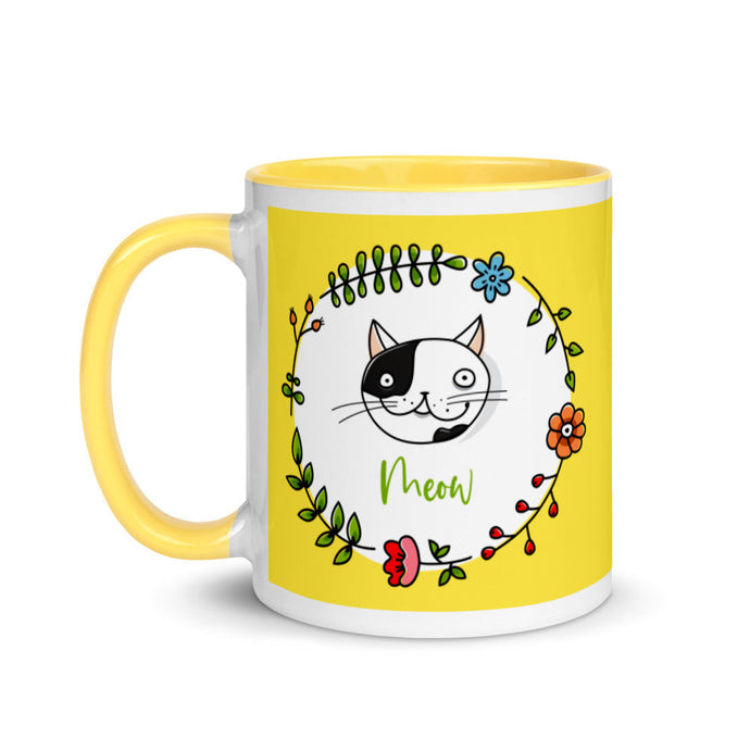 Meow Cat Mug - Premium Mug from The Wishful Fish - Just $18! Shop now at The Wishful Fish