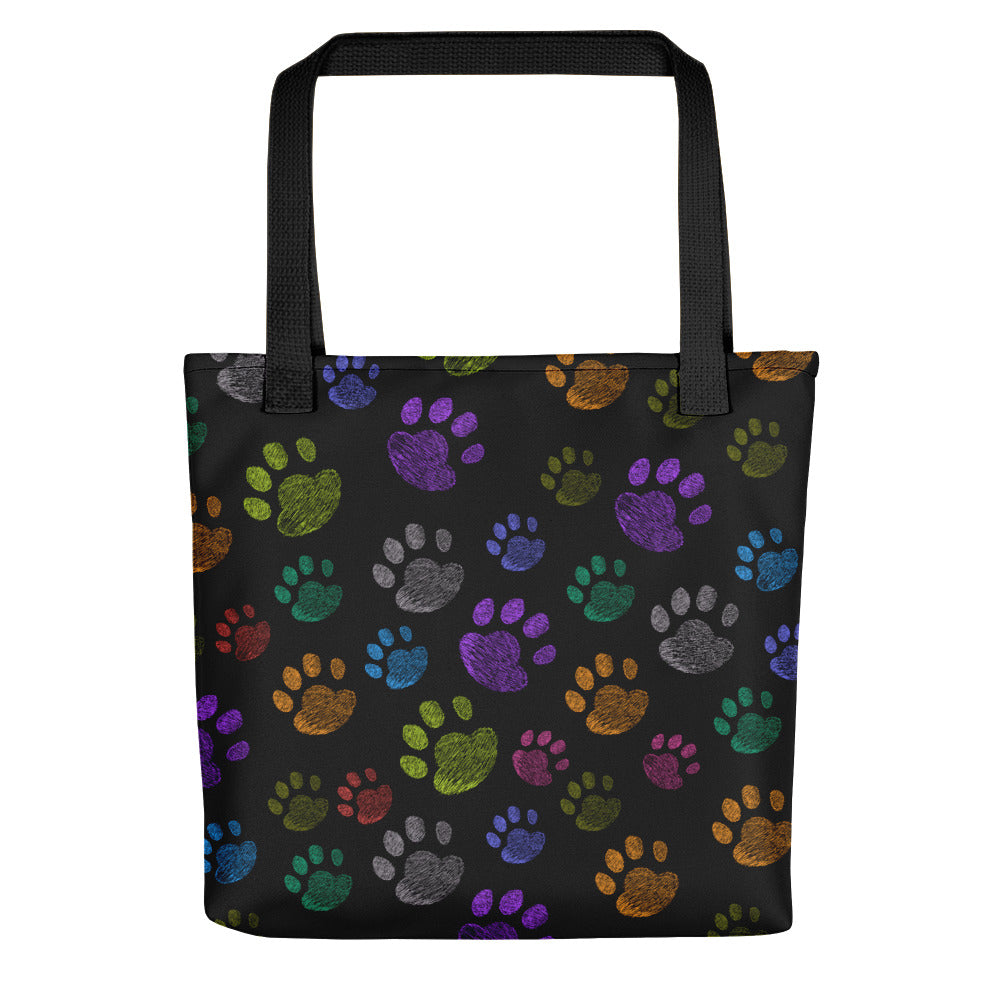 PAW PRINTS Tote Bag - Premium Tote Bag from The Wishful Fish - Just $38! Shop now at The Wishful Fish