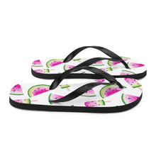 Load image into Gallery viewer, SUMMER WATERMELLON Flip Flops - Premium Flip Flops from The Wishful Fish - Just $21! Shop now at The Wishful Fish
