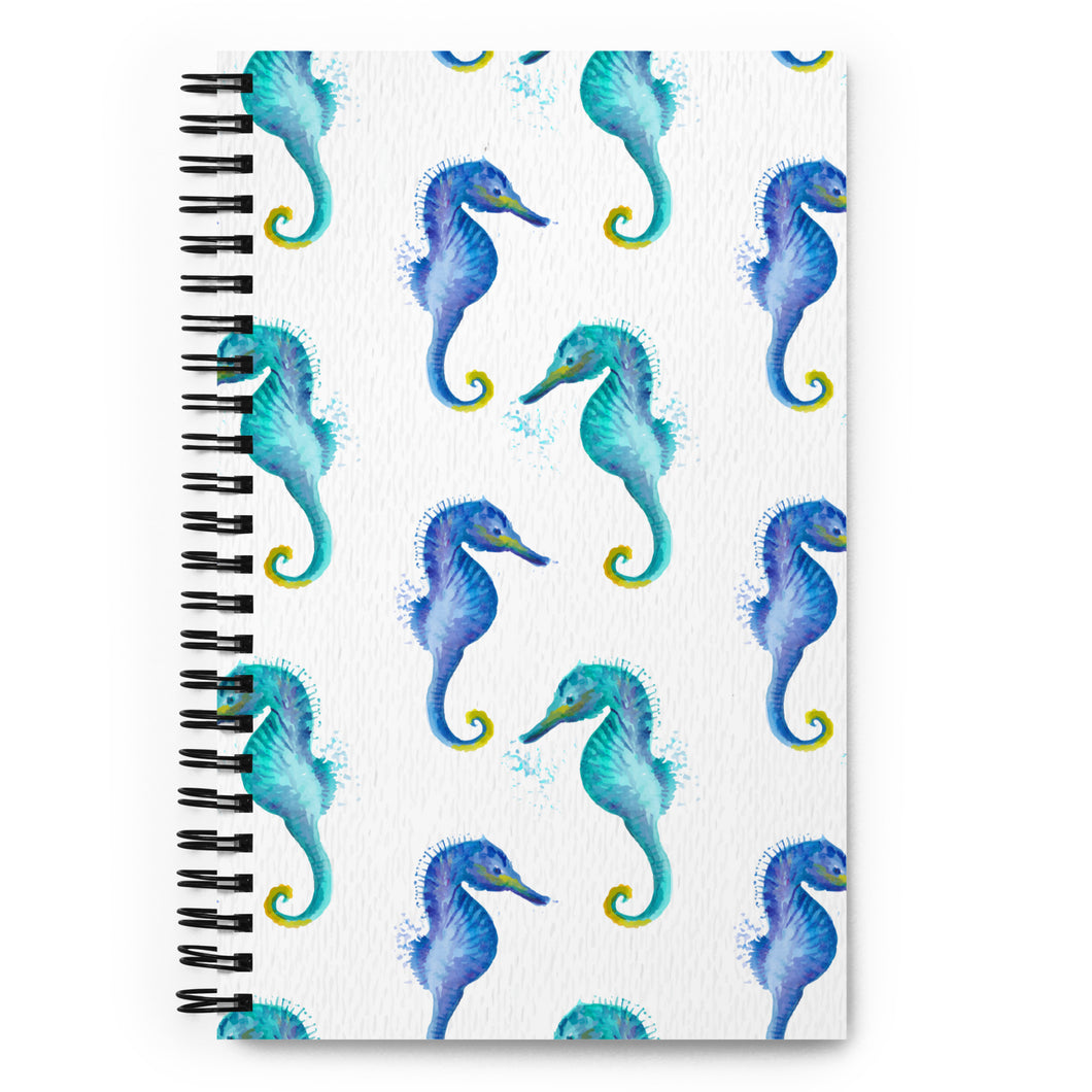 Seahorse Spiral Notebook - Premium Spiral Notebook from The Wishful Fish - Just $18! Shop now at The Wishful Fish