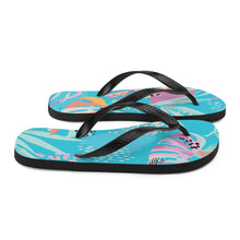 Load image into Gallery viewer, TROPICAL Flip Flops - Premium Flip Flops from The Wishful Fish - Just $21! Shop now at The Wishful Fish
