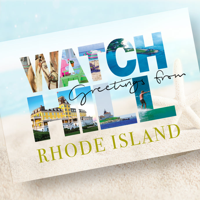 Watch Hill, Rhode Island Postcard - Premium Postcard from The Wishful Fish - Just $4! Shop now at The Wishful Fish