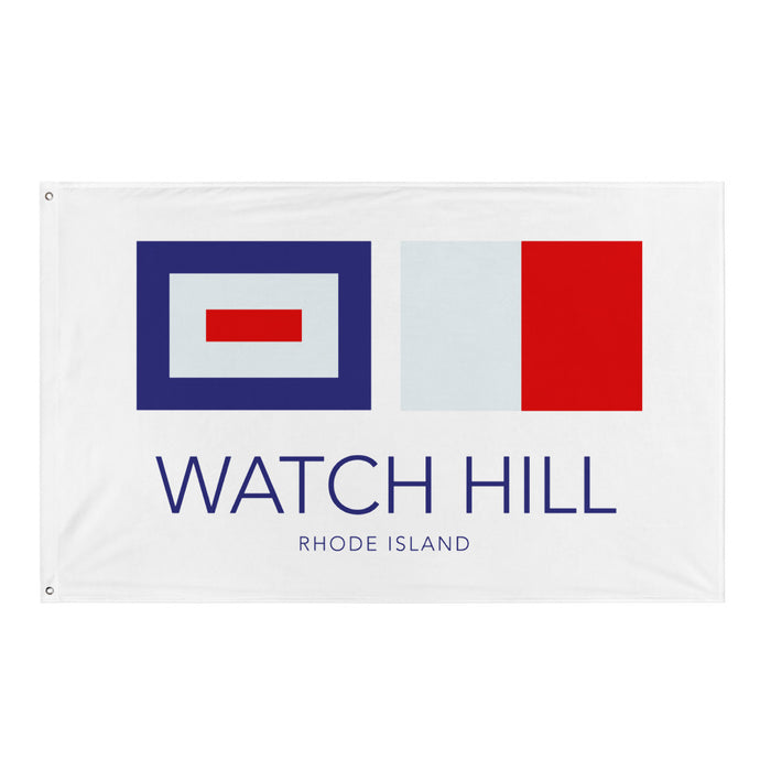 Watch Hill, Rhode Island Nautical Flag | Front View