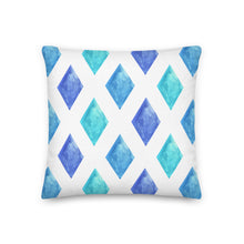 Load image into Gallery viewer, Seahorse Premium Pillows | Back View | 18&quot; x 18&quot; | The Wishful Fish
