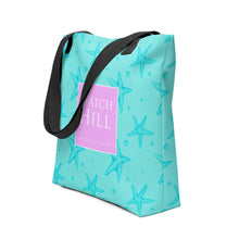 Load image into Gallery viewer, Watch Hill, Rhode Island Starfish Beach Bag | Side View
