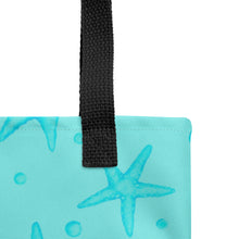 Load image into Gallery viewer, Watch Hill, Rhode Island Starfish Beach Bag | Close Up of Handle
