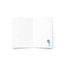 Load image into Gallery viewer, Seahorse Thank You Card | The Wishful Fish
