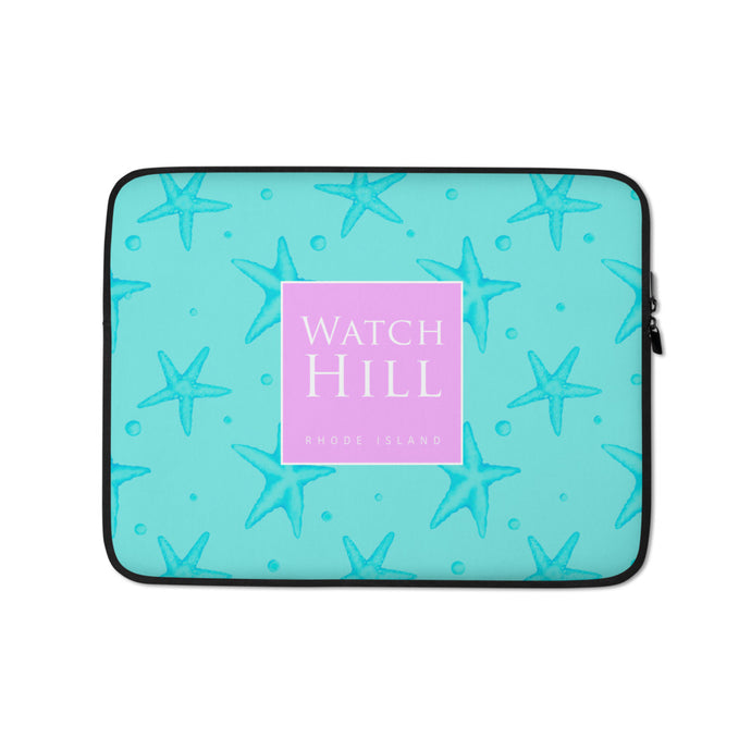 Watch Hill, Rhode Island Starfish Laptop Sleeve | 13