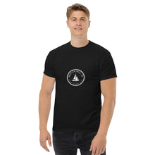 Load image into Gallery viewer, Watch Hill, Rhode Island &quot;Costal Village By The Sea&quot; Men&#39;s Classic T-Shirt | Life Style | Black
