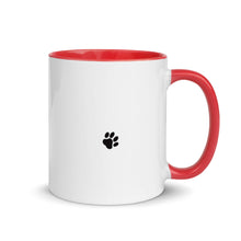 Load image into Gallery viewer, Love My Dog | Ceramic Mug | Red Handle | The Wishful Fish
