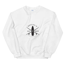 Load image into Gallery viewer, Watch Hill, Rhode Island &quot;East Beach&quot; Unisex Sweatshirt White
