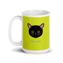 Load image into Gallery viewer, Cute Cat Collection Mug | Lime Green - Premium Mugs from The Wishful Fish - Just $12! Shop now at The Wishful Fish
