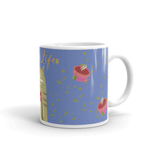 Load image into Gallery viewer,  Tea for Life Cat Mug | 11 oz | Right Side View | Shop The Wishful Fish
