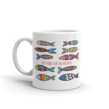 Load image into Gallery viewer, Best Fishes For The Holidays | Mug | Front View | 11oz
