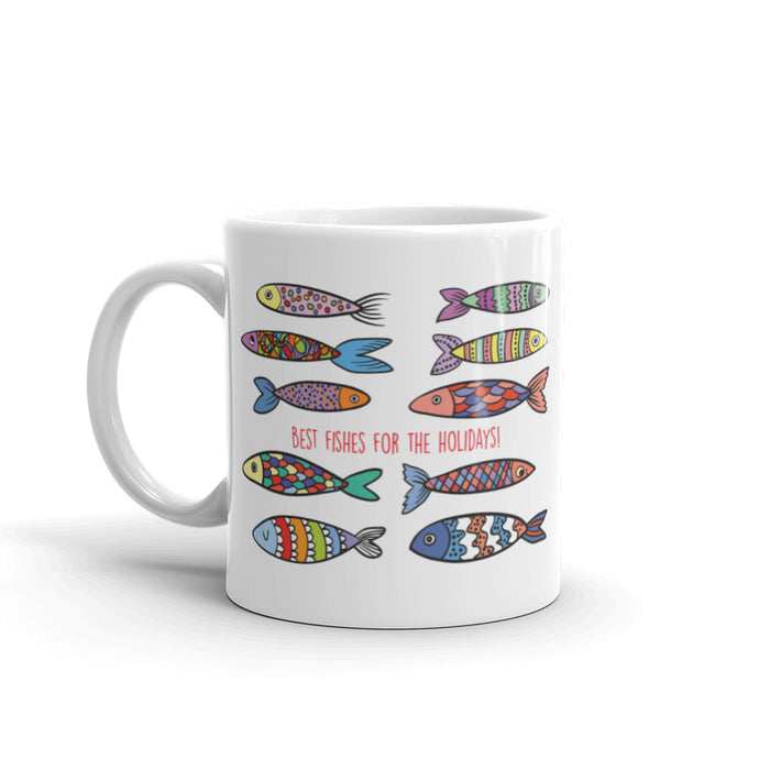 Best Fishes For The Holidays | Mug | Front View | 11oz