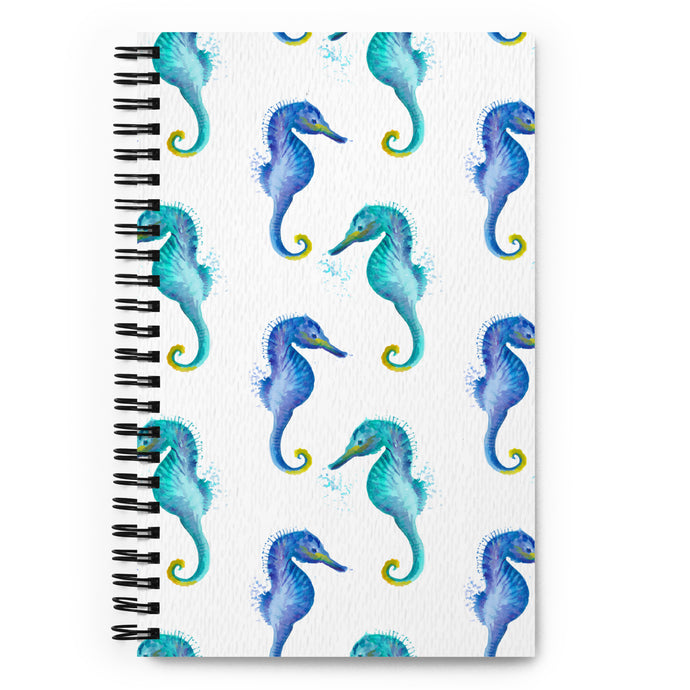 Seahorse Spiral Notebook | Front View | 5.25