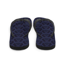 Load image into Gallery viewer, Flip-Flops Geo Print | Back View | Blue

